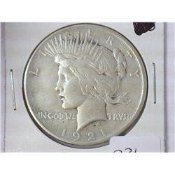 1921 PEACE SILVER DOLLAR (KEY DATE)