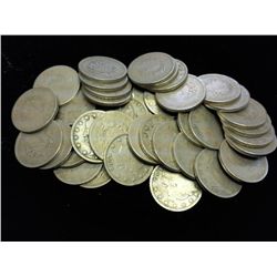 ROLL OF 40 LIBERTY "V" NICKELS