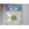 Image 1 : 1943-S MERCURY DIME ANACS MS62 FSB