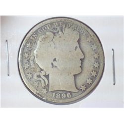 1896 BARBER HALF DOLLAR