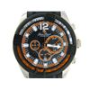 Image 1 : Lucien Piccard Men's Volcano Rubber Strap Watch - 26942OR