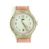 Image 1 : LACOSTE WOMEN'S PINK CALFSKIN DIAMOND WATCH 2000376