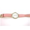Image 2 : LACOSTE WOMEN'S PINK CALFSKIN DIAMOND WATCH 2000376
