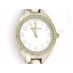 AK Anne Klein Crystal Collection Brushed Silver Dial Women's watch #10/8867