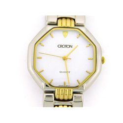 Croton Men's 23k Gold Plated Dress Watch