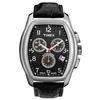 Image 1 : Timex T Series Mens Chronograph Black Leather Strap Watch