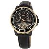 Image 1 : Timex Mens SL Automatic Black Leather Bracelet Watch T2M931