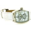 Image 2 : Christian Audigier Unisex INT-307 Intensity Bird Cage, White Ion-Plating Stainless Steel Watch