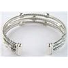 Image 3 : David Yurman Silver Diamond Bangle
