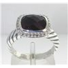 Image 1 : David Yurman Silver Garnet Diamond Ring