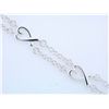 Image 1 : Sterling Silver Heart Bracelet made in ITALY