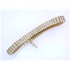 Image 3 : 14k Yellow Gold Bracelet with Diamonds