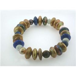 Pearls and Gemstones Elastic Bracelet