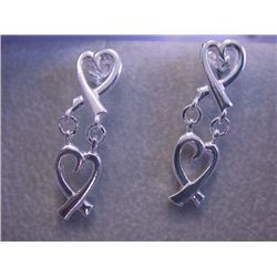 Sterling Silver Dangling Earrings made in ITALY