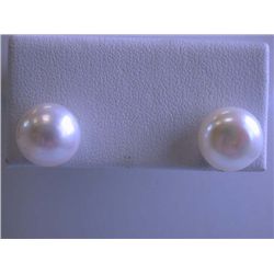 Pearl and Silver Earrings