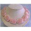 Image 1 : Rose Quartz Necklace with Silver Clasp