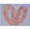 Image 3 : Rose Quartz Necklace with Silver Clasp