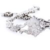 Image 3 : 14k White Gold Bracelet with Diamonds