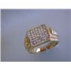 Image 2 : Men's 14k Gold Diamond Ring