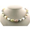 Image 1 : Shell Pearl Necklace with Silver Clasp