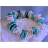 Image 3 : Shell Bracelet in White and Blue Green Color