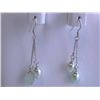 Image 3 : Dangling Pearl and Silver Earrings