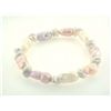 Image 1 : Pearls and Mother of Pearl Elastic Bracelet