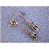 Image 3 : 18k White Gold Earrings with Diamonds and Tsavorite