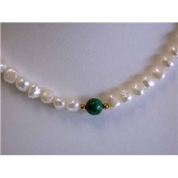 Pearl and Turquoise Necklace