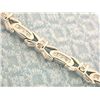 Image 1 : 14k Gold Bracelet with Diamonds