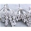 Image 3 : 18k White Gold Earrings with Diamonds