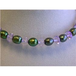 Pearls and Gems Necklace