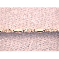 14k Gold Bracelet with Diamonds