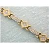 Image 1 : 14k Gold Bracelet with Diamonds