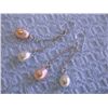Image 2 : Dangling Pearl and Silver Earrings