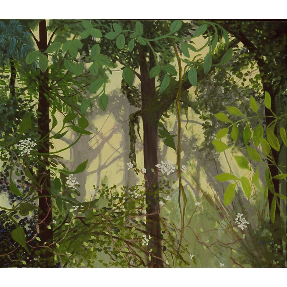 Boysen Mist Anne Boysen, Sunny Mist, Signed Oil on Canvas