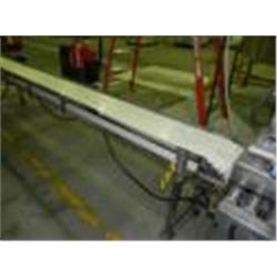 12FT STAINLESS STEEL FRAME PRODUCT CONVEYOR WITH