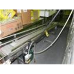 9FT. STAINLESS STEEL FRAME PRODUCT CONVEYOR WITH