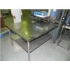 Image 1 : 40" X 48" STAINLESS STEEL TABLE