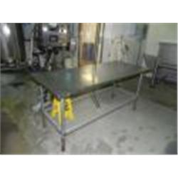 30" X 72" ALL STAINLESS STEEL WORK TABLE