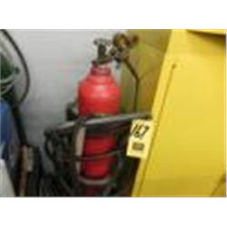 BURNING CART WITH TORCH