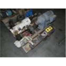 ASSORTED GEAR REDUCING DRIVES, CONTROL VALVES AND