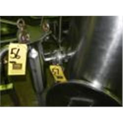 2" STAINLESS STEEL AIR ACTUATED BUTTERFLY VALVES,