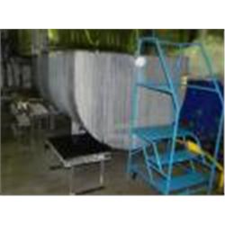 APPROX. 600 GALLON STAINLESS STEEL FARM TANK