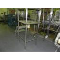 ALL STAINLESS STEEL PLATFORM WITH STAIRS