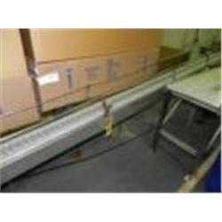 12FT STAINLESS STEEL FRAME PRODUCT CONVEYOR WITH