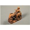 Image 8 : Set of 2 Chinese Soapstone Seal & Carved Jade Ox
