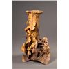 Image 2 : Openwork Carved Chinese Soapstone Vase of Flowers