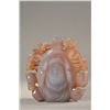 Image 2 : Rare Water Agate Sculpture of Man with Scepter