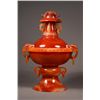 Image 2 : Chinese Carved Agate Incense Burner Lotus Cover
